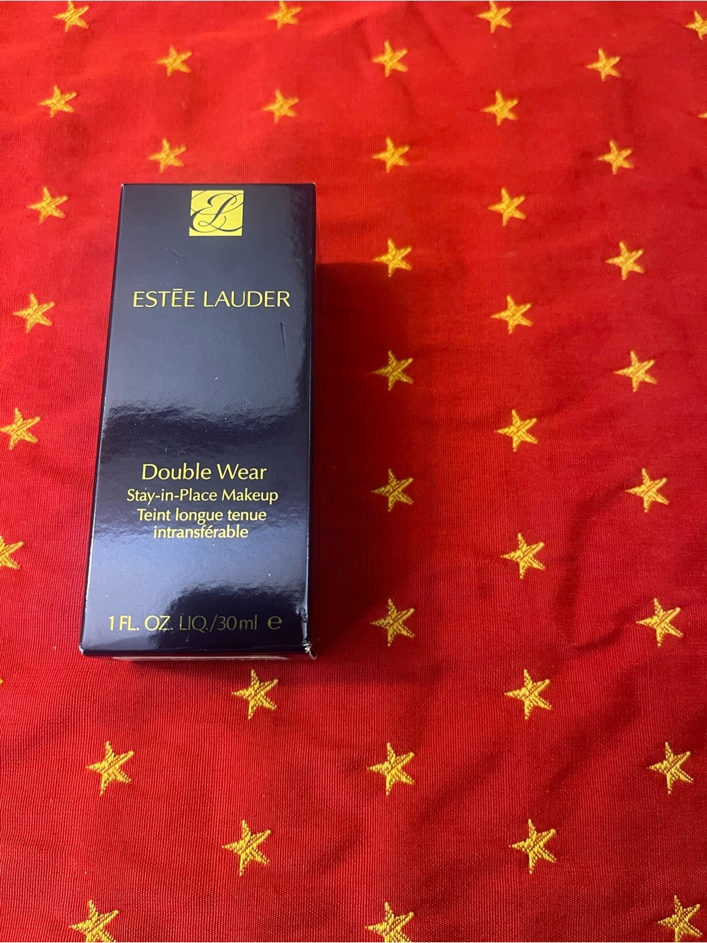 Estee Lauder Double Wear Foundation in Navy & Gold Box original formula